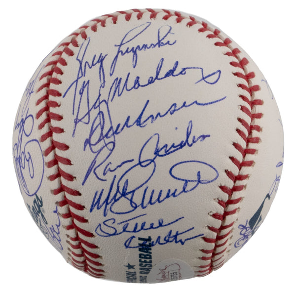 1980 Philadelphia Phillies World Series Champs Team Signed Baseball With JSA COA