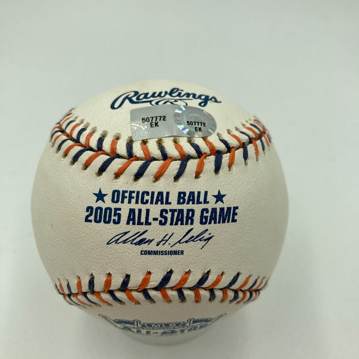 Jimmy Rollins Signed 2005 All Star Game Baseball MLB Authentic Hologram