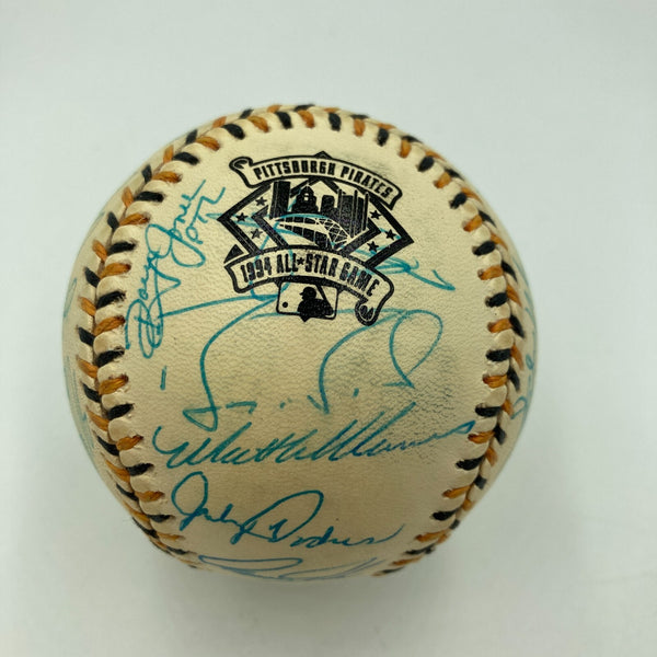 1994 All Star Game National League Team Signed Baseball Barry Bonds PSA DNA COA