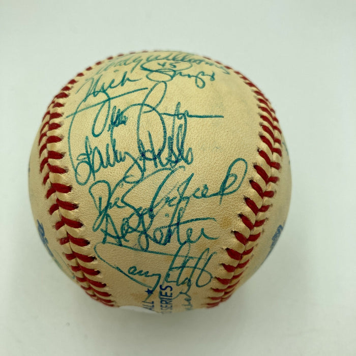 1993 Toronto Blue Jays World Series Champs Team Signed Baseball JSA COA