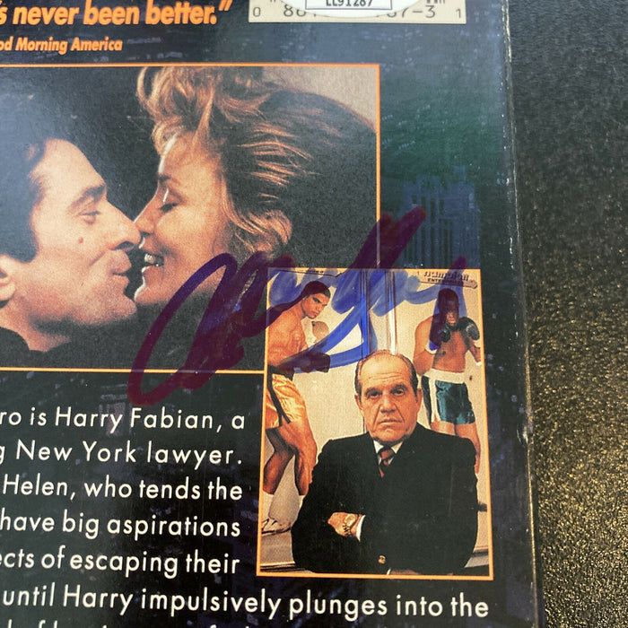 Alan King & Eli Wallach Signed Night & The City VHS Movie JSA COA