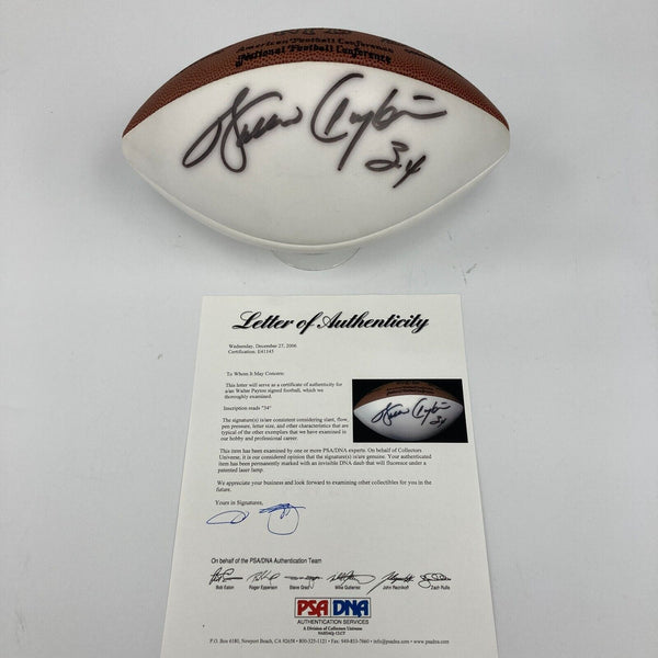 Walter Payton Signed Wilson Official NFL Football PSA DNA COA