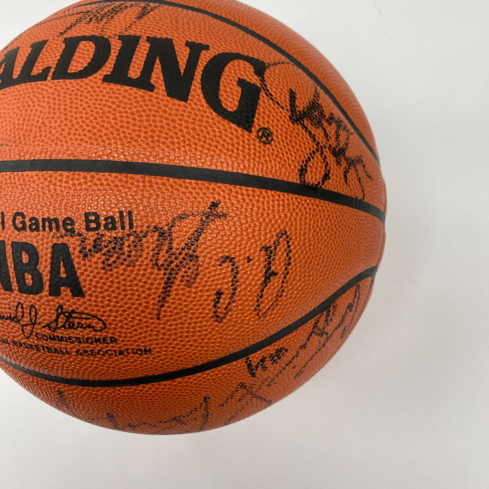 1994-1995 Phoenix Suns Team Signed Game Basketball Charles Barkley JSA COA