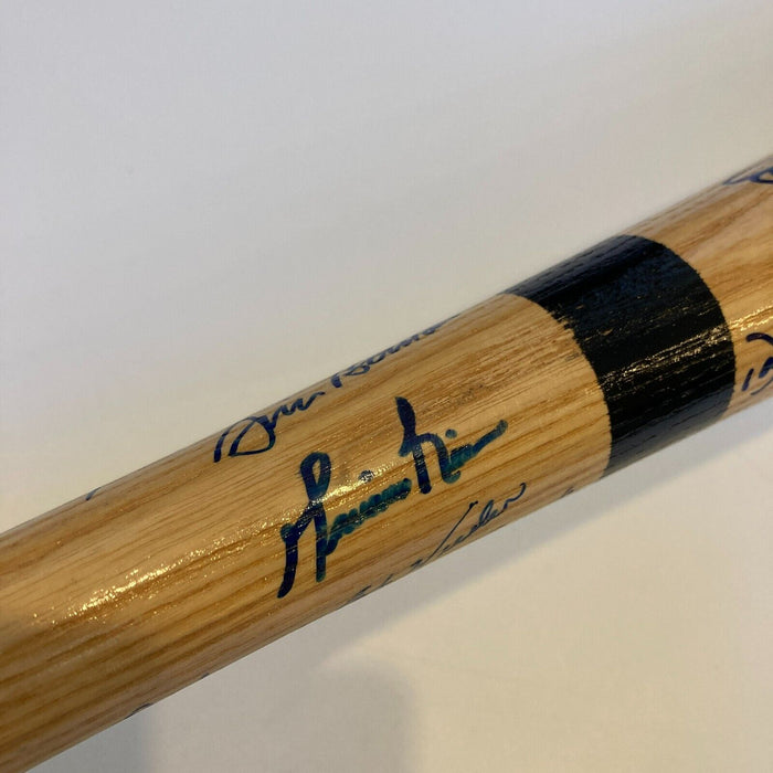 New York Yankees Pitching Legends Multi Signed Bat 30+ Sigs Mariano Rivera JSA