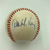 Joe Cunningham Ken Reitz Bob Costas Roy Sievers Danny McKay Signed Baseball JSA