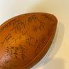 1972 USC Trojans NCAA National Champions Team Signed Football JSA COA