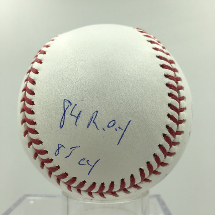 Dwight Doc Gooden Signed Heavily Inscribed MLB Baseball PSA DNA COA