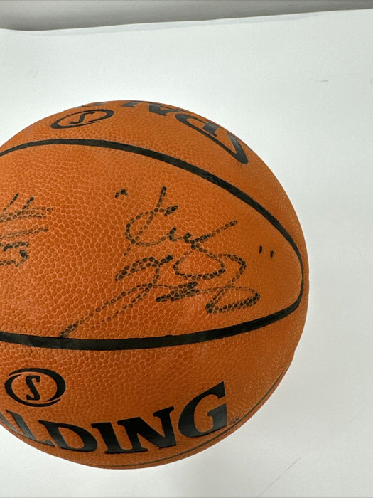 Lebron James "King James" Signed Inscribed Game Used NBA Basketball PSA DNA COA