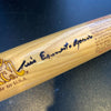 Luis Ernesto Aparicio Montiel Full Name Signed Comiskey Park Bat With JSA COA