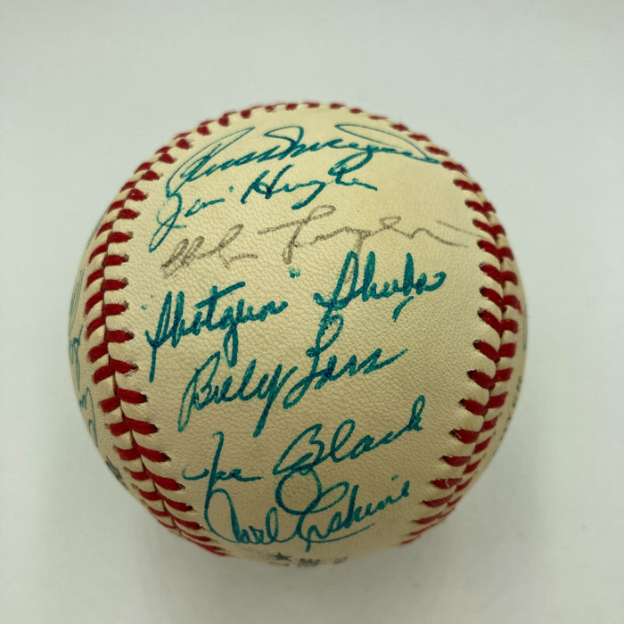 1955 Brooklyn Dodgers World Series Champs Team Signed Baseball Sandy Koufax JSA