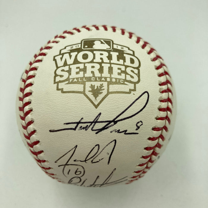 2012 San Francisco Giants World Series Champs Team Signed W.S. Baseball JSA COA
