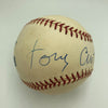 Tony Curtis Single Signed Major League Baseball JSA COA