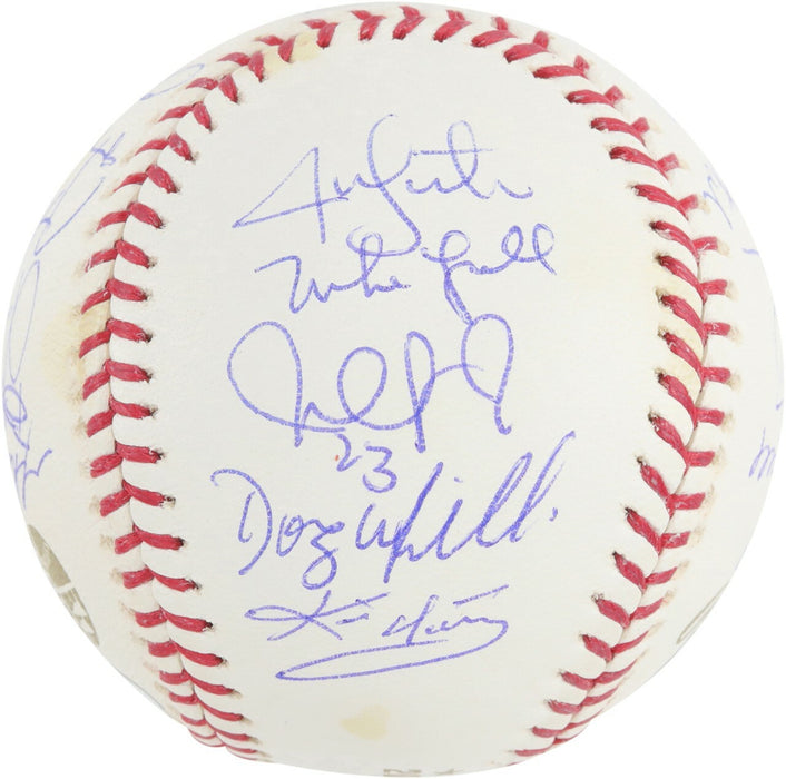 2007 Boston Red Sox World Series Champs Team Signed W.S. Baseball Steiner COA