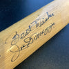 Joe Dimaggio Signed 1973 Jim Gilliam Old Timers Day Game Issued Bat With JSA COA
