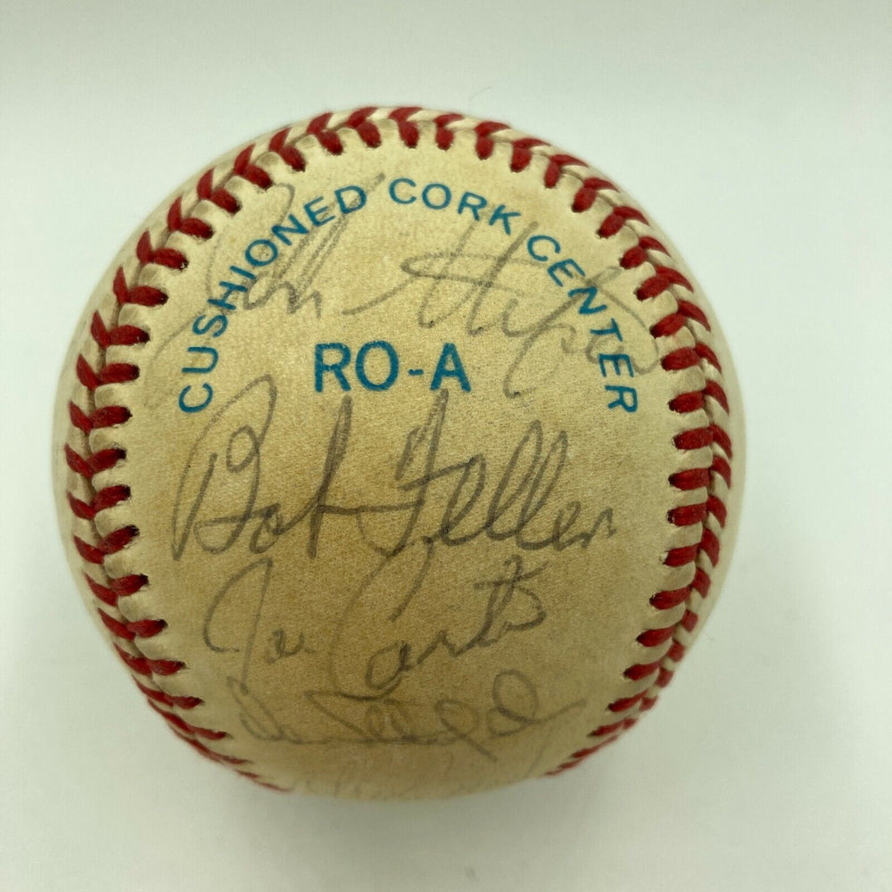 1987 Cleveland Indians Team Signed American League Baseball With JSA COA