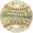 Jimmie Foxx Rookie  1925 Philadelphia Athletics A's Team Signed Baseball PSA DNA
