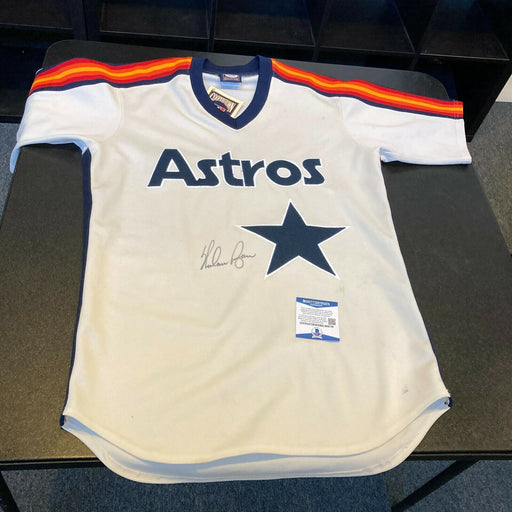 Nolan Ryan Signed Authentic Houston Astros Jersey With Beckett COA