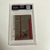 1957 Topps Hank Aaron "MVP" Signed Porcelain Baseball Card PSA DNA