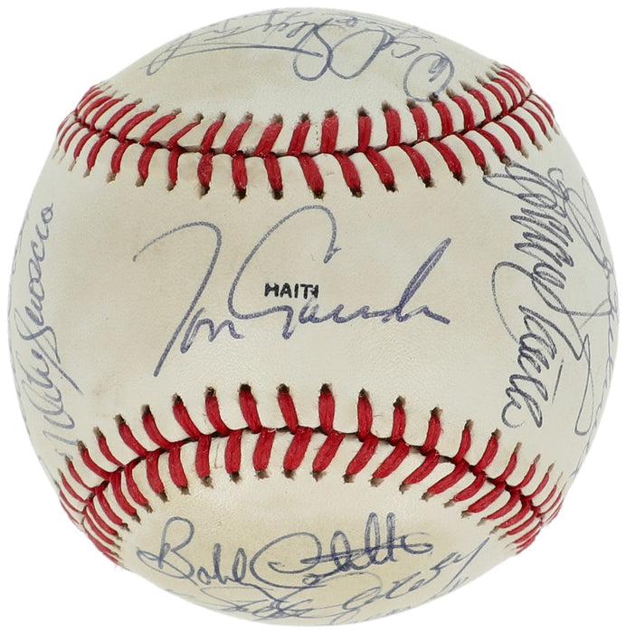1981 Los Angeles Dodgers World Series Champs Team Signed W.S. Baseball JSA COA