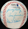 1980's Cracker Jack Old Timer's Classic HOF Multi Signed Baseball Beckett COA