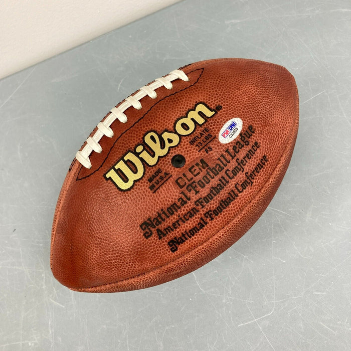 Howie Long Signed Wilson NFL Game Football PSA DNA COA