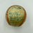 1966 Atlanta Braves VS San Francisco Giants Team Signed Baseball 33 Sigs JSA COA