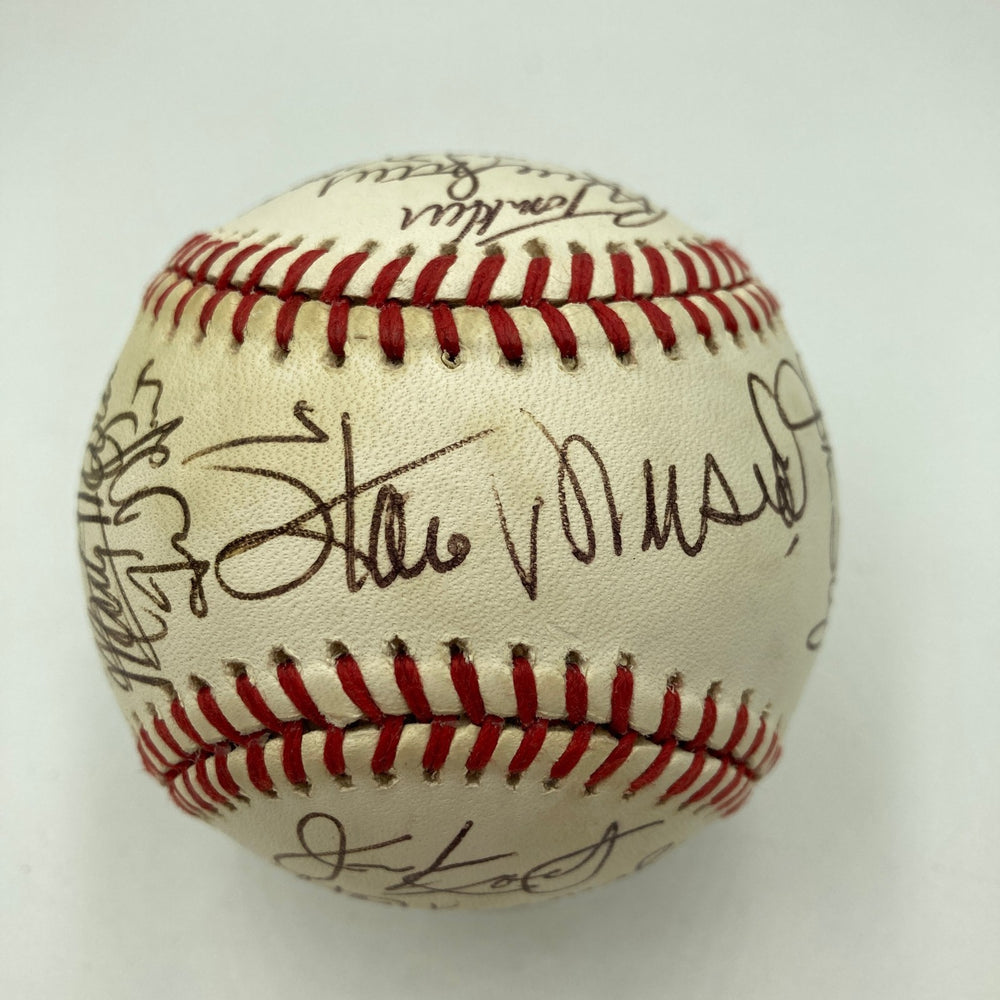 St. Louis Cardinals Hall Of Fame Legends Multi Signed Baseball Stan Musial JSA