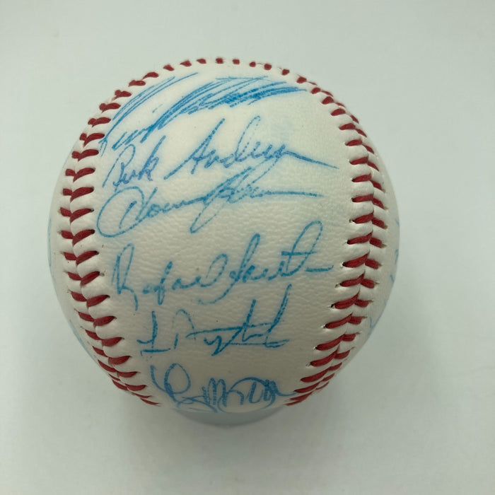 Vintage 1986 New York Mets World Series Champs Team Signed Baseball JSA COA