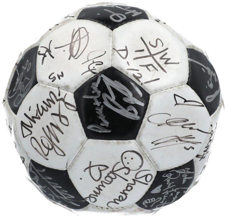 Donald Trump & Kanye West Celebrity Multi Signed Soccer Ball 30+ Sigs JSA COA