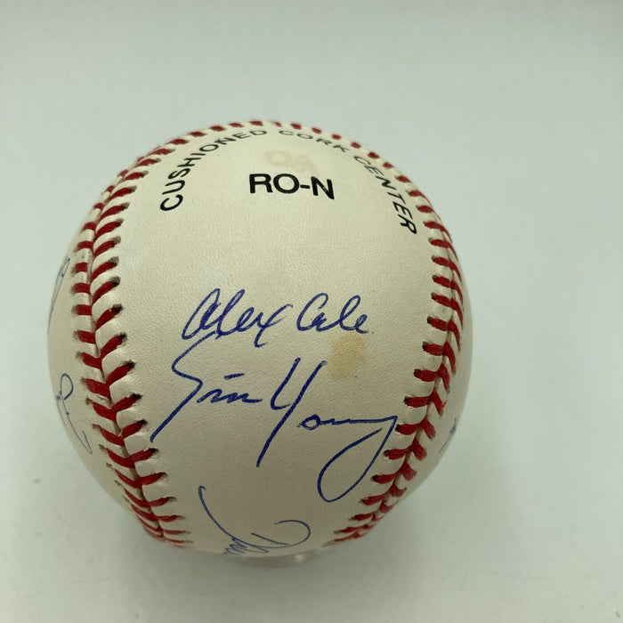 1993 Colorado Rockies Inaugural Season Opening Day Lineup Signed Baseball JSA