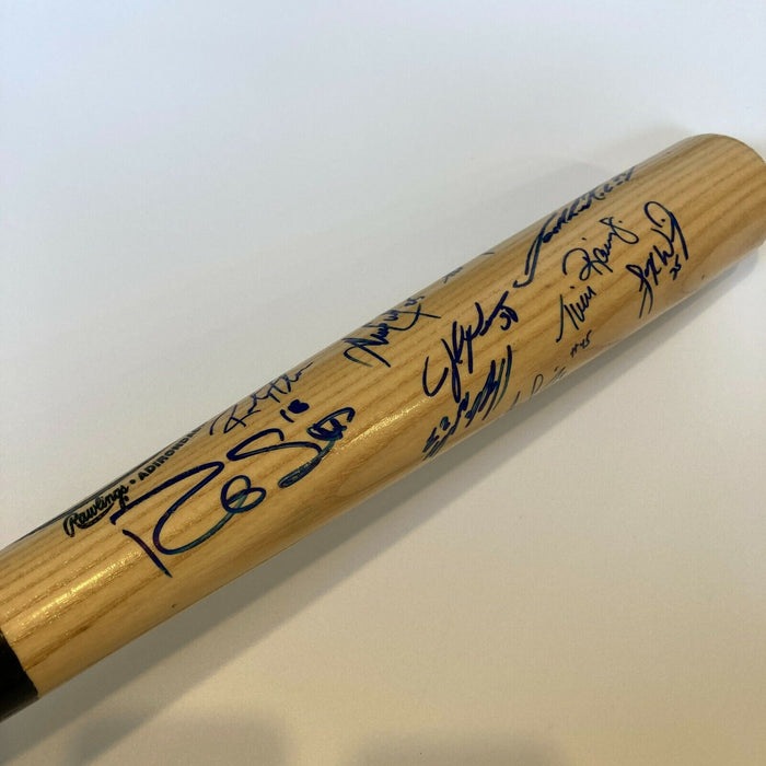 2001-02 MLB Top Prospects Multi Signed Baseball Bat With Josh Beckett