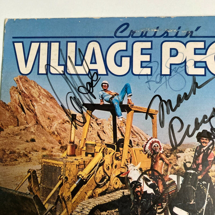 Village People Complete Band Signed Cruisin'  LP Record Album With JSA COA