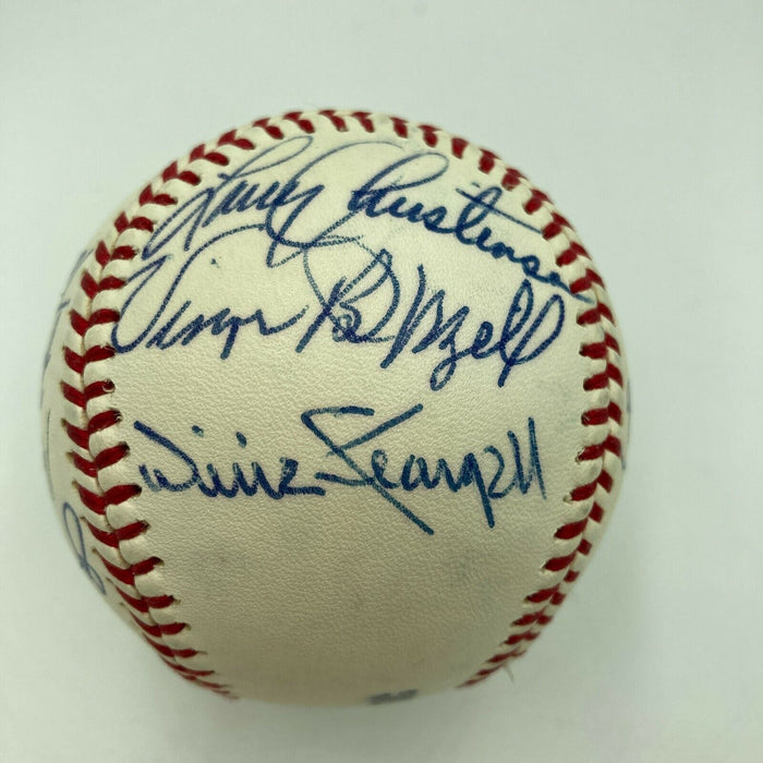 Sandy Koufax Tom Seaver Signed Cracker Jack Old Timers Game Baseball Beckett COA
