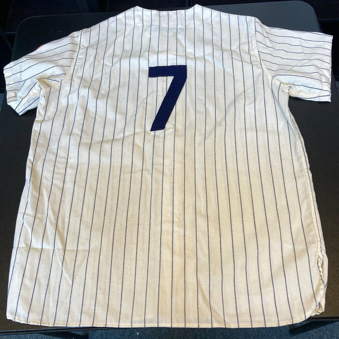 Mickey Mantle Signed 1952 New York Yankees Mitchell & Ness Jersey With JSA COA