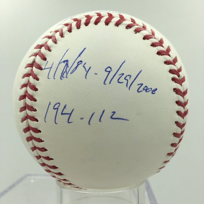 Dwight Doc Gooden Signed Heavily Inscribed MLB Baseball PSA DNA COA