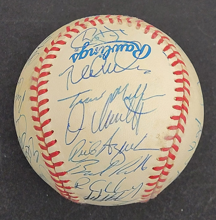 Kirby Puckett 1996 Minnesota Twins Team Signed Baseball JSA COA
