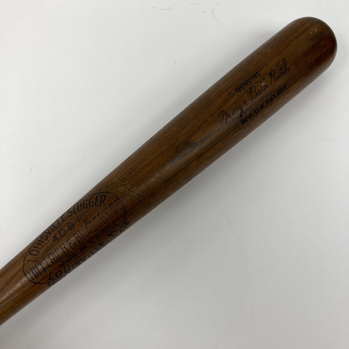 Babe Ruth Signed Game Model Baseball Bat PSA DNA Graded 9 MINT & JSA COA