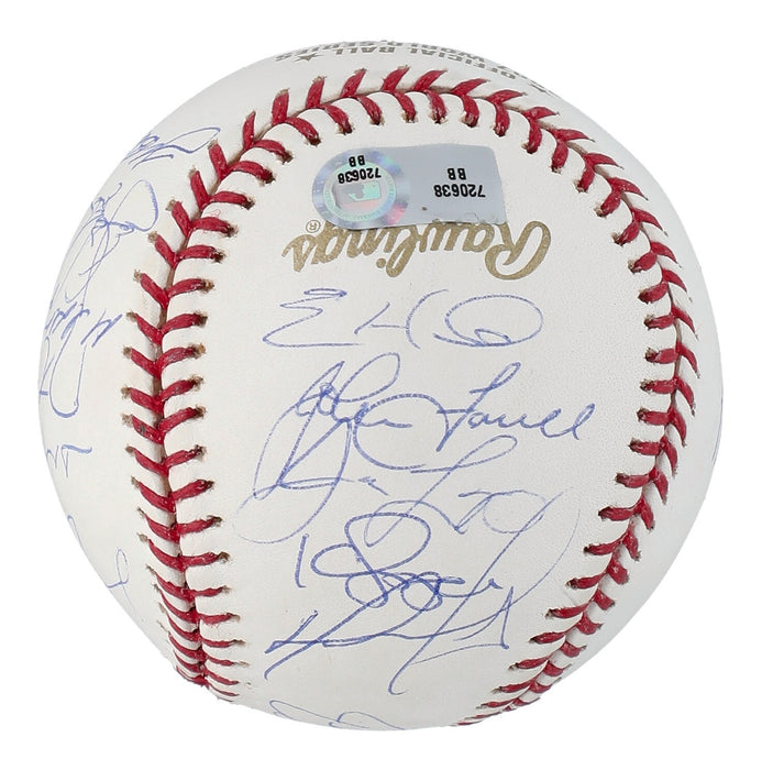 2007 Boston Red Sox World Series Champs Team Signed W.S. Baseball PSA DNA COA