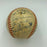 Earliest Known Billy Martin 1947 Oakland Oaks Team Signed Baseball JSA COA