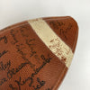 1965 Purdue Boilermakers Team Signed Vintage Wilson Football NCAA Bob Griese