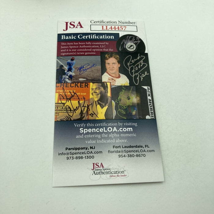 Pat Cooper Signed Autographed Baseball With JSA COA