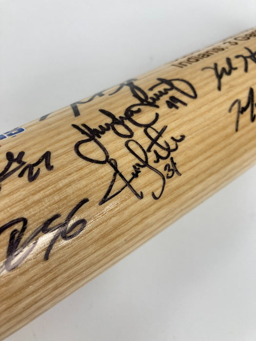 2016 Chicago Cubs World Series Champs Team Signed Baseball Bat Beckett Fanatics