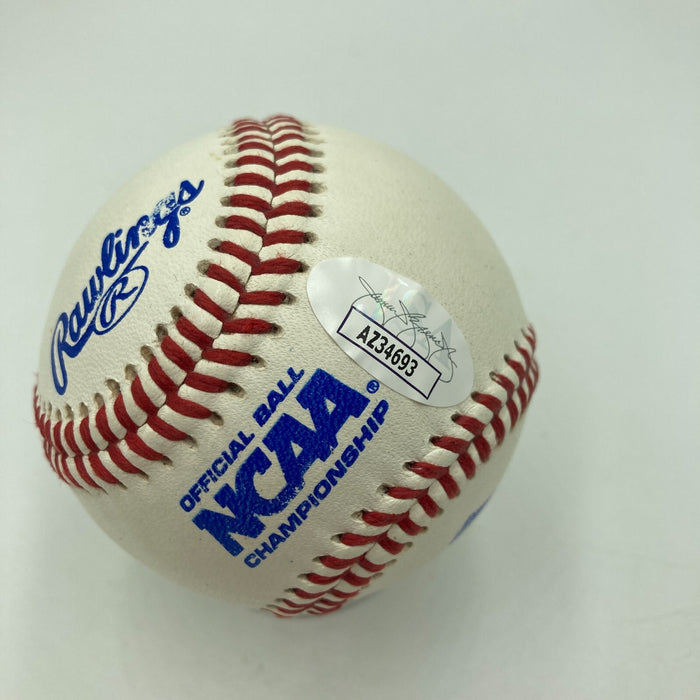 Buster Posey Pre Rookie Signed 2008 College World Series NCAA Baseball JSA COA