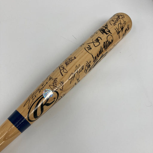 2005 Washington Nationals Inaugural Season Team Signed Bat MLB Authentic Holo