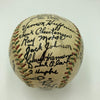 Beautiful Dutch Clark 1937 Detroit Lions NFL Team Signed Baseball JSA COA RARE