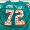 1972 Miami Dolphins Super Bowl Champs Team Signed Perfect Season Jersey JSA COA