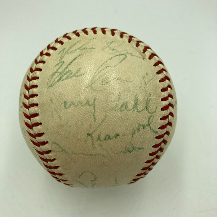 1968 New York Mets Team Signed National League Baseball Nolan Ryan JSA COA