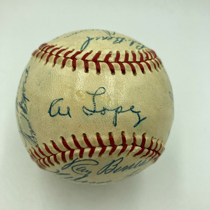 1954 Chicago White Sox Team Signed Autographed Baseball With Nellie Fox