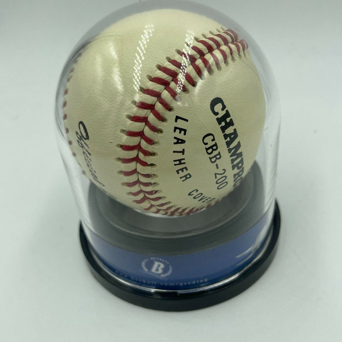 Darrell Porter Signed Autographed Baseball Beckett BGS Certified