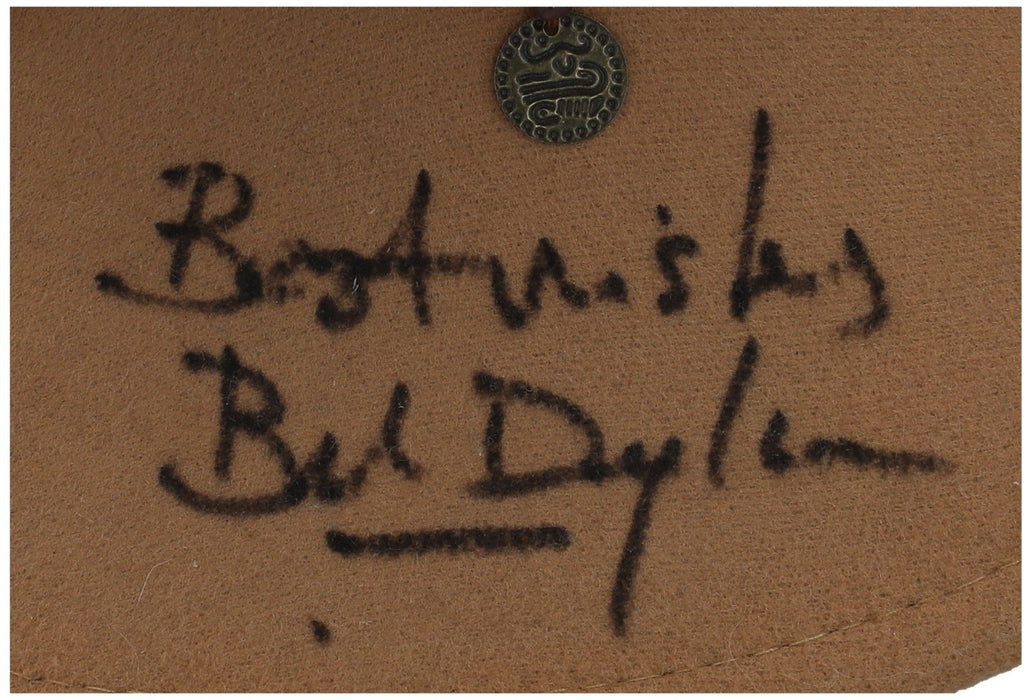 Bob Dylan Signed Autographed Limited Edition Hat With JSA COA RARE